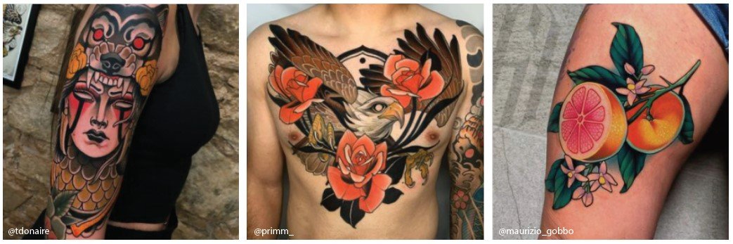 Neo-traditional tattoo style