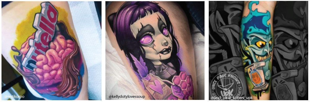 New school tattoo style