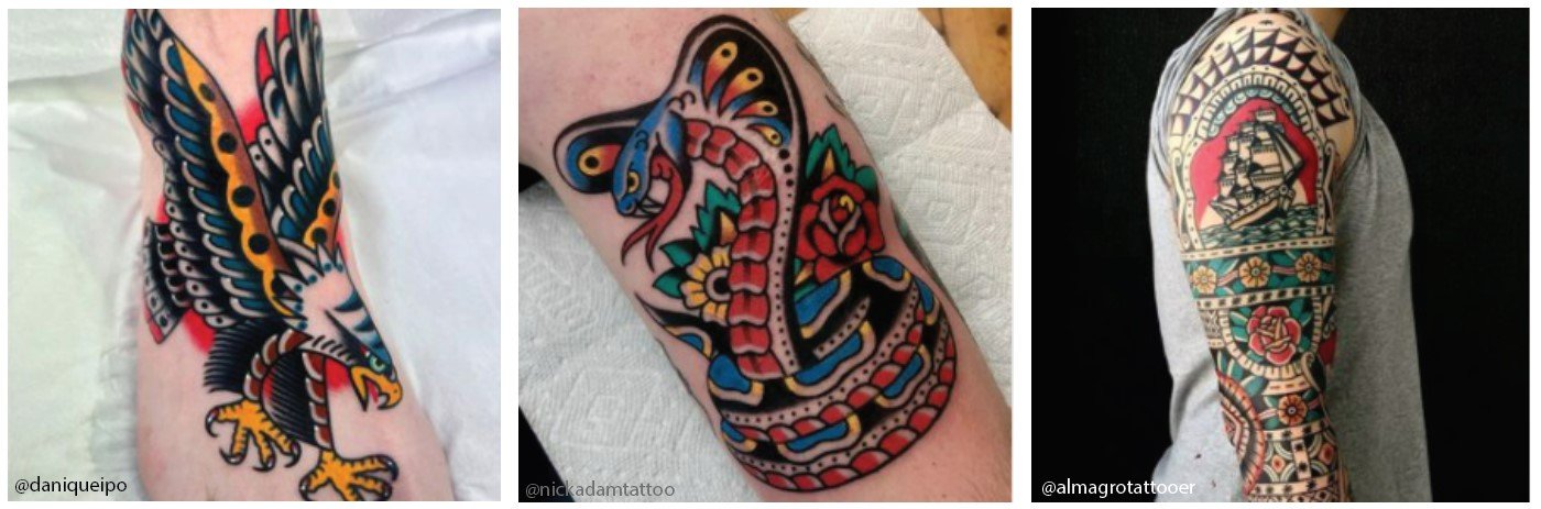 American Traditional tattoo style